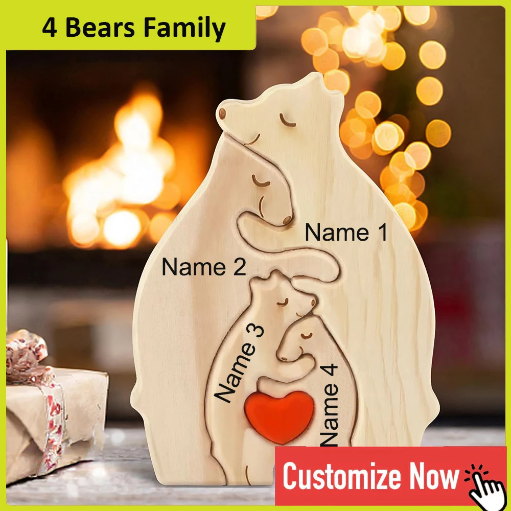 4 bears family