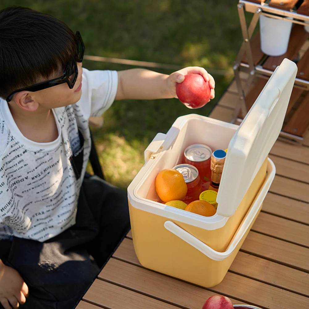 6L Camping Refrigerator, Mini Freezer, Wear-Resistant Cooler for Picnic