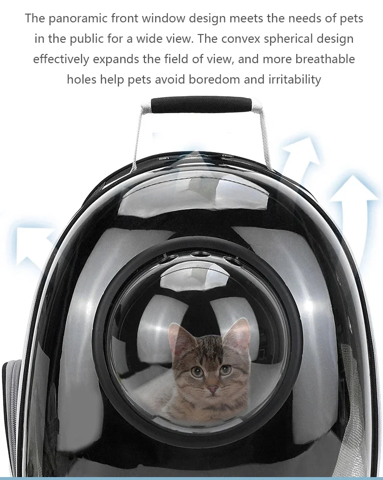 Title 5, Breathable Pet Carrying Bag, Space Pet Backpack...