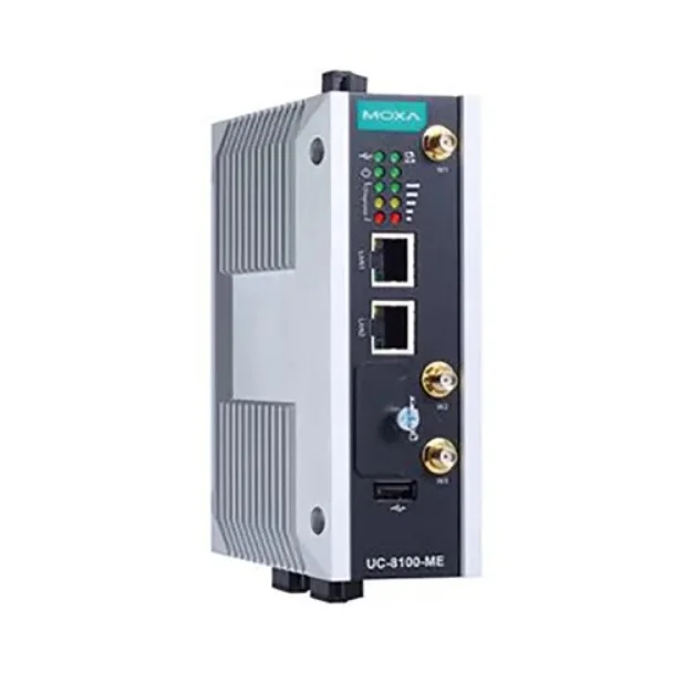 Лидер продаж Moxa UC-8112-ME-T-LX1 промышленный компьютер на DIN-рейке с беспроводной поддержкой на руке и широкой рабочей температуры 1