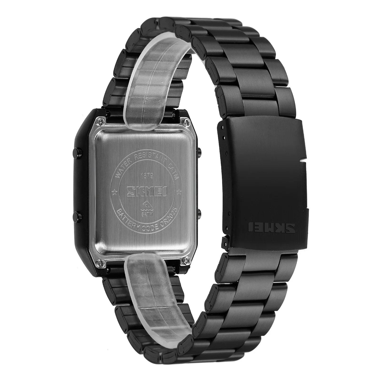European Fashion Creative Rectangular Men Watch Timing Glow-in-the-dark Alarm Clock Week Waterproof Electronic Watch For Men1879