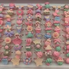 100pcs/Lot Factory Wholesale Open Adjust Child Finger Rings for Party Cosplay Show Resin Jewelry Cute Girls Animal Foods Fruits 5
