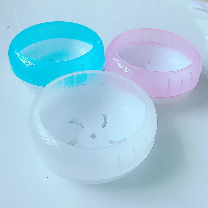 Exercise Wheel Hamster Wheel Silent Small Pet Exercise Wheel Plastic Running Disc Toy For Hamster Cage Sports Accessories