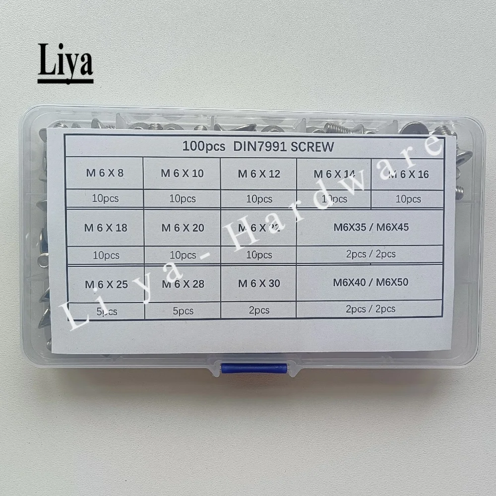 Set 1080 Viti Bulloni E Dadi M3 M4 M5 M6 - Con Rondelle E Chiave - Foto 11