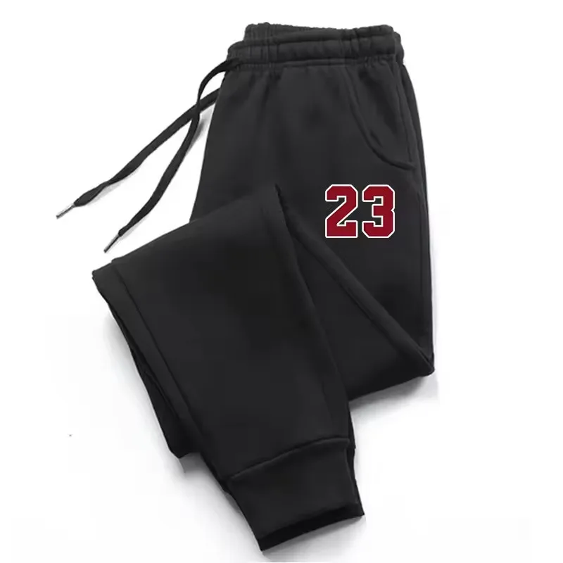Men's Fleece Sweatpants Warm Jogging Pants for Autumn Winter