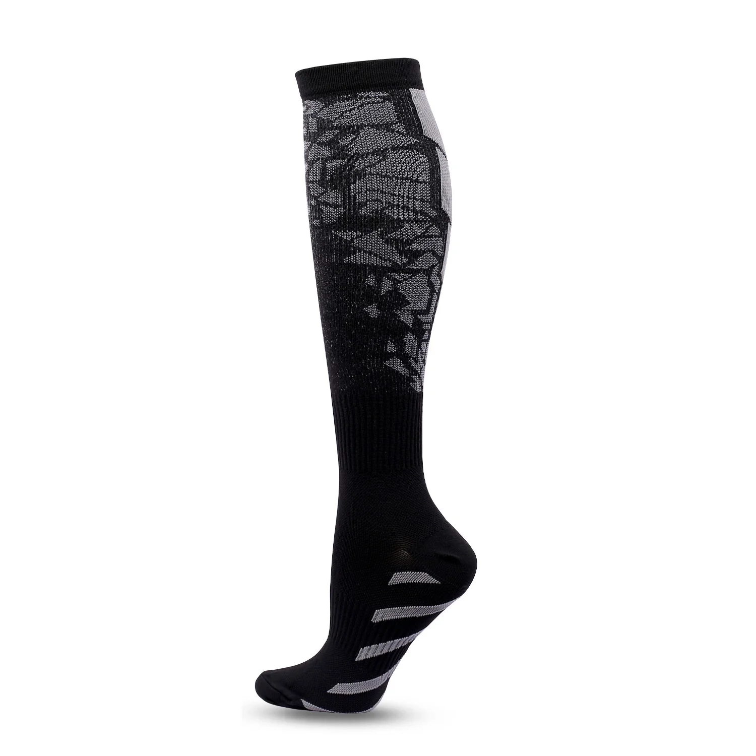 3 Paare/los Neue Druck Kompression Socken Männer Frauen Sport Nylon Laufen Marathon Laufen Reiten Strümpfe Serie Muster – Detail 16