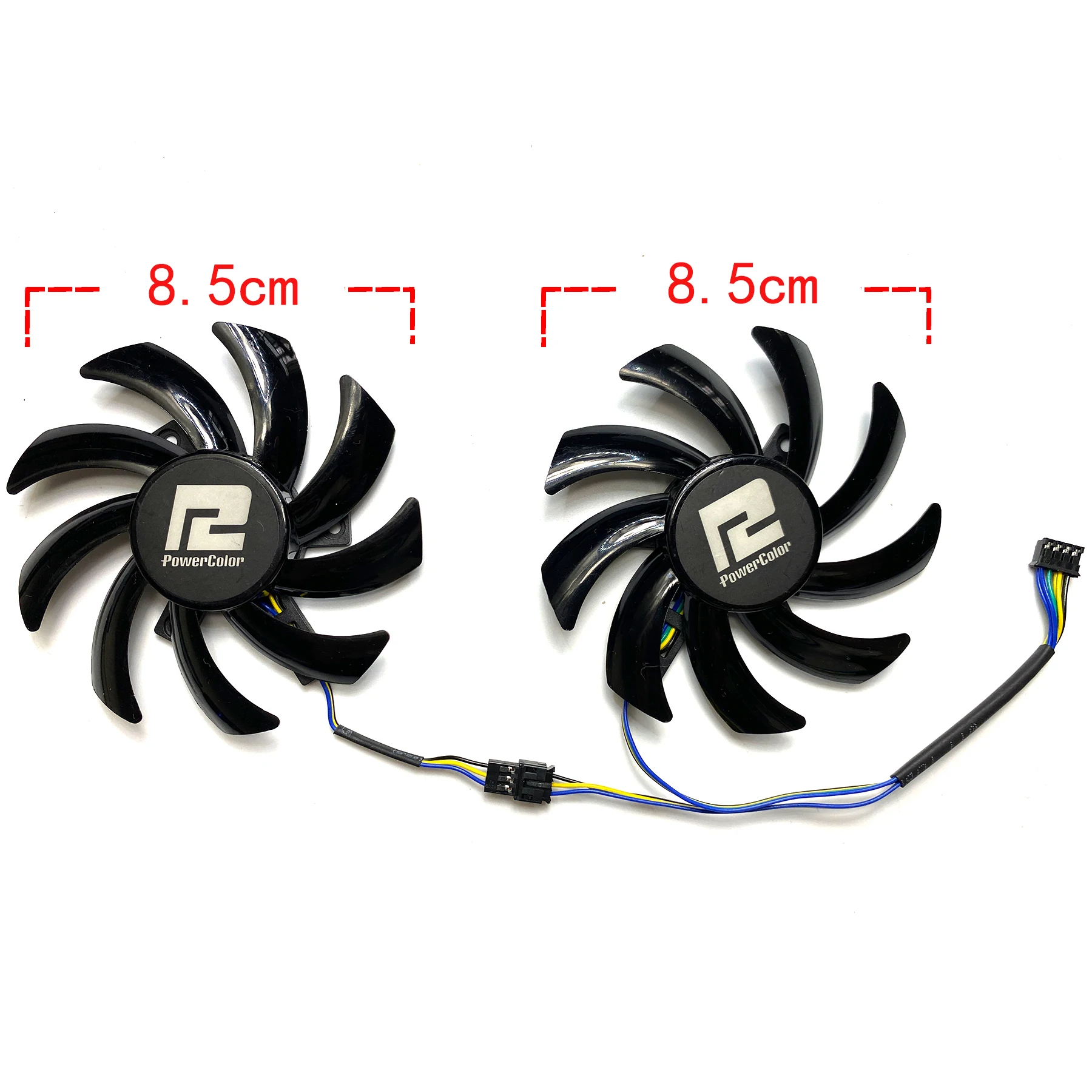 GPU Fan For POWERCOLOR RX 5700 XT 6500XT 6600 6600XT 5700XT 6700 6700XT Fighter Competitive Graphics Card Replacement Fan