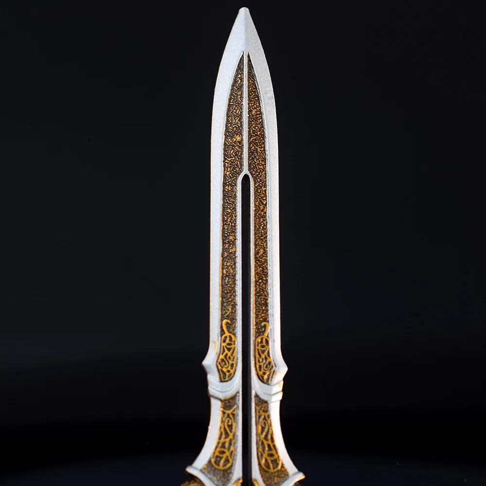 God of War Weapon Kratos Blade of Olympus Zeus Anime Game 22cm Metal Weapon Model Katana Samurai Sword Keychains Crafts Gift Toy