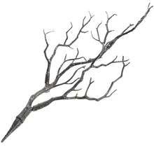 인조 나무 꽃병 장식 만자니타 스틱 나뭇 가지, 마른 할로윈 꽃병, 마른 가짜 필러, 검은 가짜 가을 버드나무