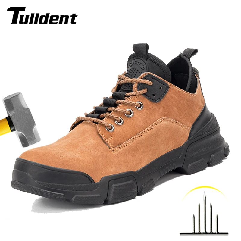 

Puncture Proof Safety Shoes Men Breathable Security Steel Toe Comfortable Wear Resistant Work Boots Security Shoes