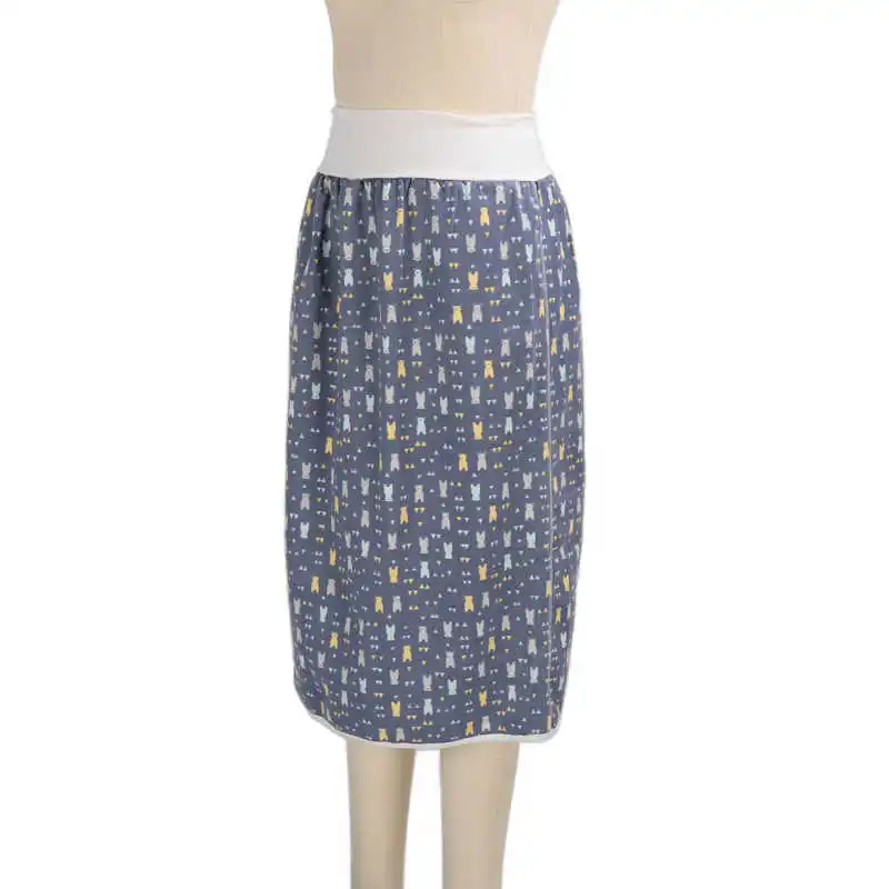 Cotton Cloth Diaper Skirt Washable Reusable Wearable Incontinence Mattress for Adults Elder 6