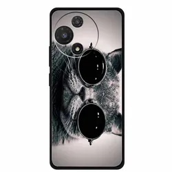 Black Soft Silicone TPU Phone Case with Cool Wolf Design - Shockproof and Protective Cover for 60 SE NxtPaper (M01.CH.56)