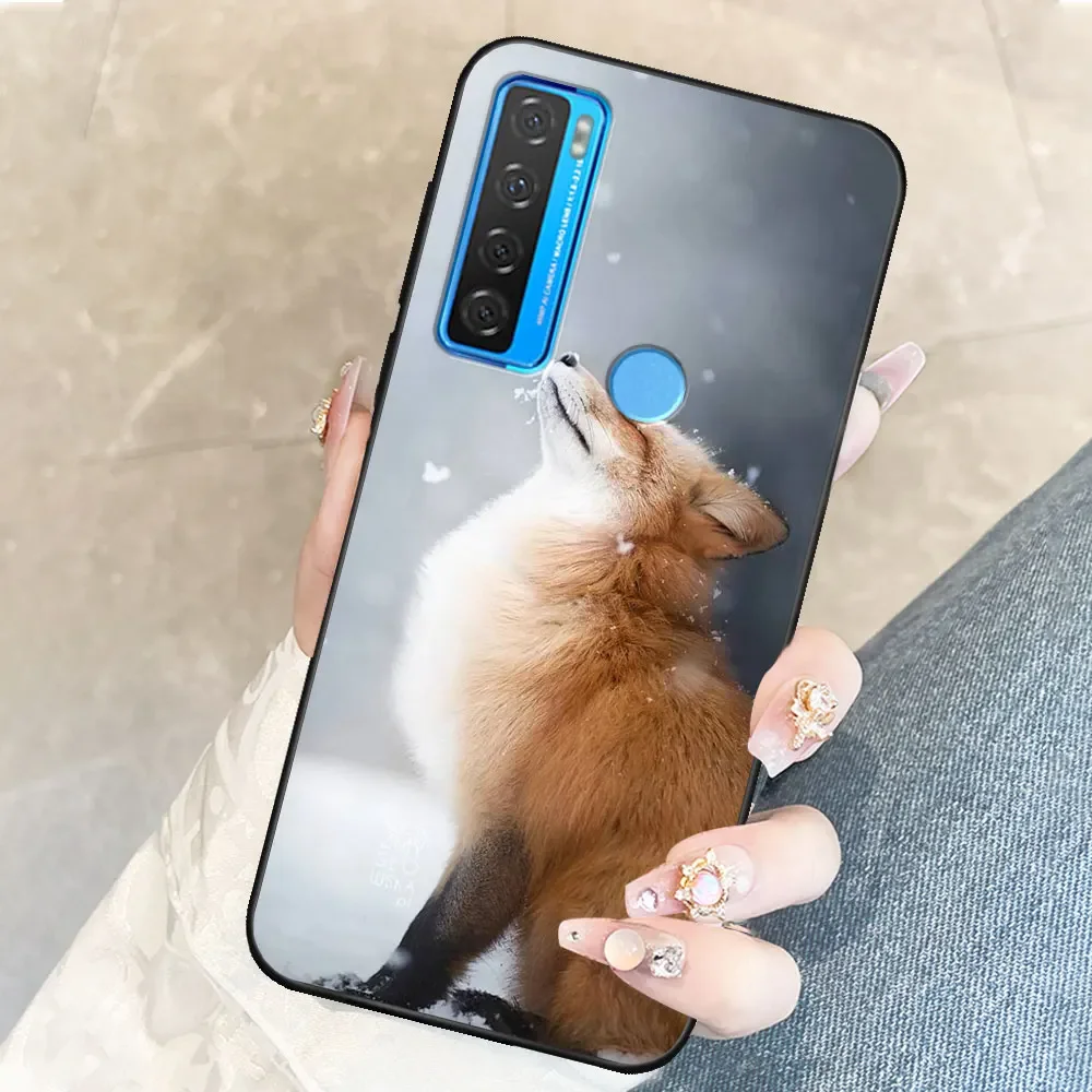Luxurious TPU Soft Silicone Marble Animal Phone Case - Shockproof Bumper Shell