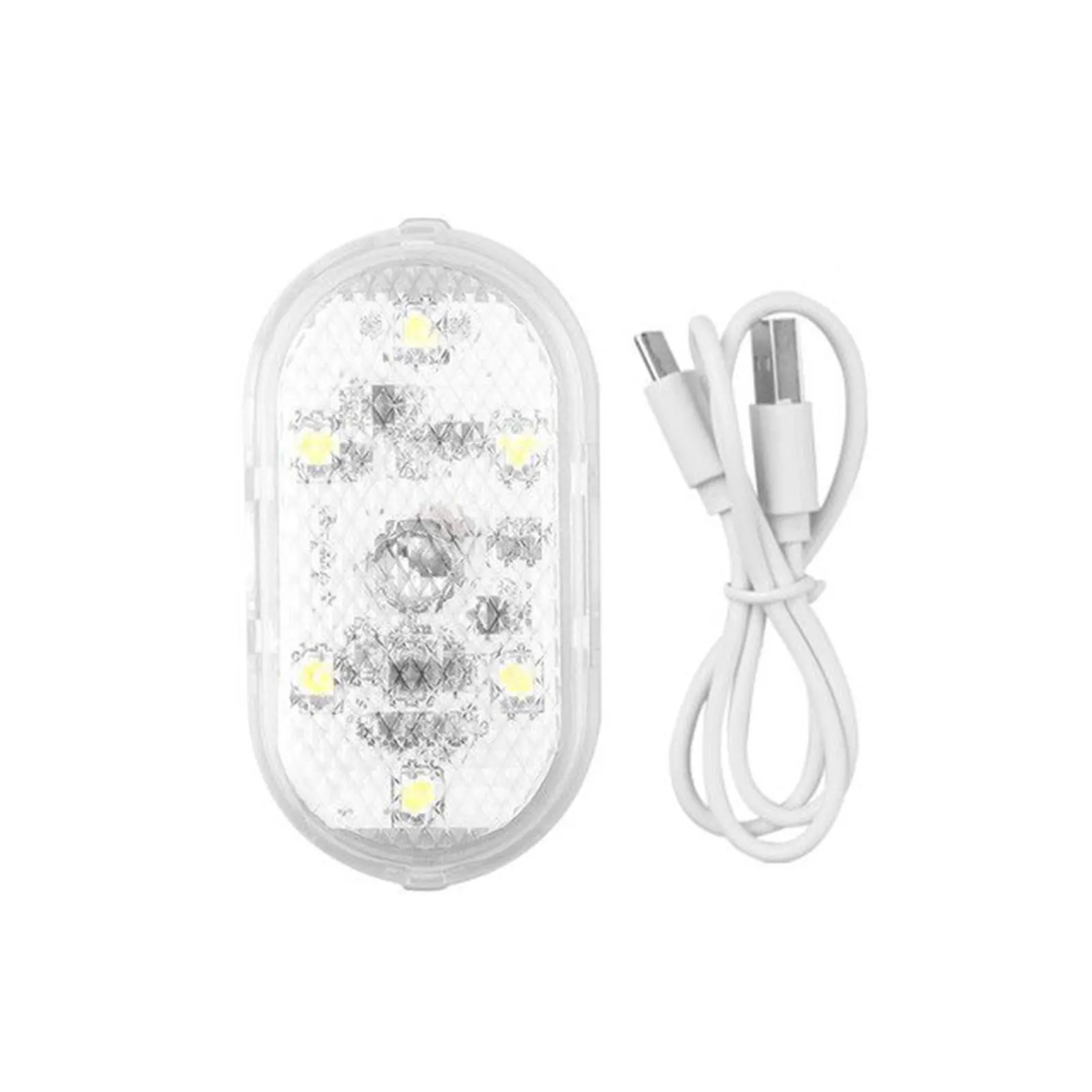 

Rechargeable Motion Sensor Light 5V LED Oval Lights For Reading Stick Anywhere Light Cordless Light For Automatic Lighting To