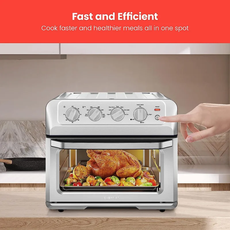 Air Fryer Toaster Oven Combo, 7-In-1, Convection Oven Countertop