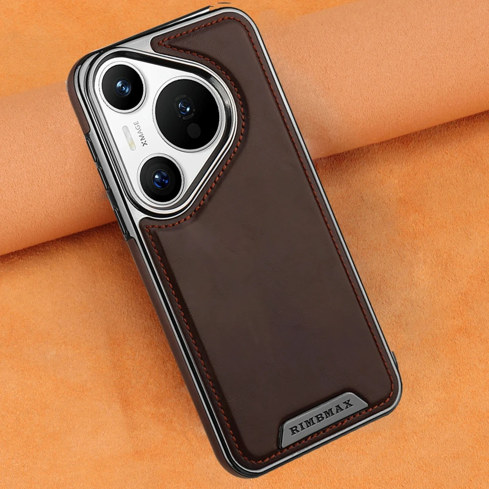 High-End Solid Color Leather Magnetic Mobile Phone Case