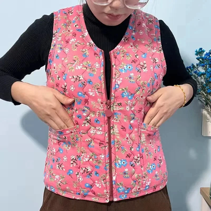 No. 1 color [zipper thickened vest]]