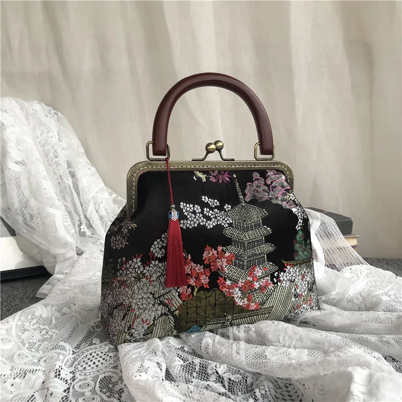 Mother Gift Chic Lay Bag Bags Women's Handbags Purses Shell Lock fringe Chain Women Shoulder Crossbody Bag