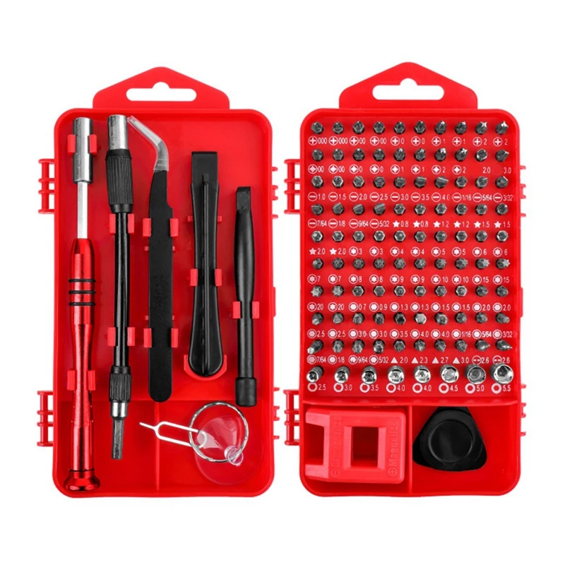 

108Pcs 4Mm Precision Word Plum Triangle Screwdriver Screwdriver Mobile Phone Maintenance Tool Box Set Easy Install Easy To Use