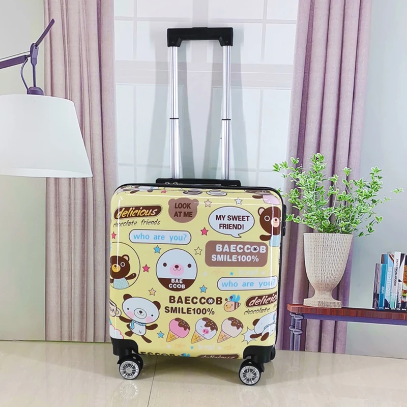 Small Suitcases Travel Fashion Mini Lightweight Luggage Password Trolley Boarding 20 