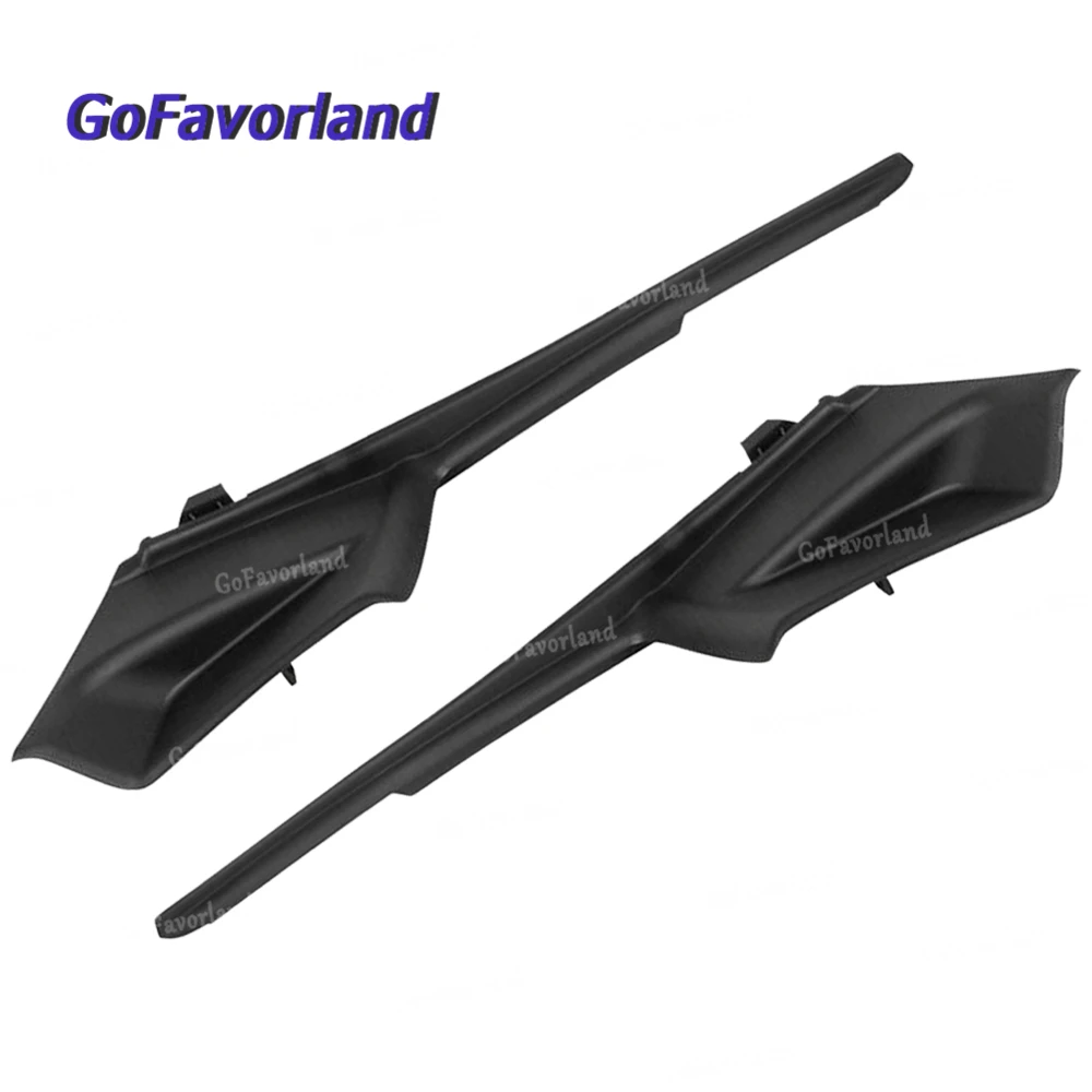 

Pair Front Left Right Fender Cowl Hood Side Seal Plastic Black 53867-08020 53866-08020 For Toyota Sienna 2011-2020