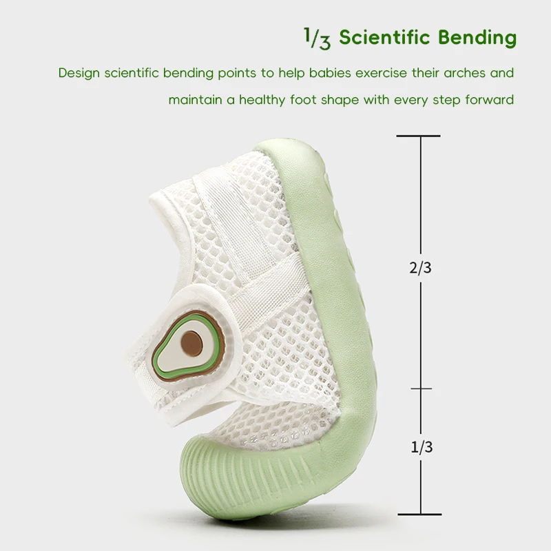 AIBEDILA Baby Casual Shoes Toddler Girls First Walkers Soft Sole Breathable Mesh Tennis Tennis Shoes Kids Antislip Infantil 3