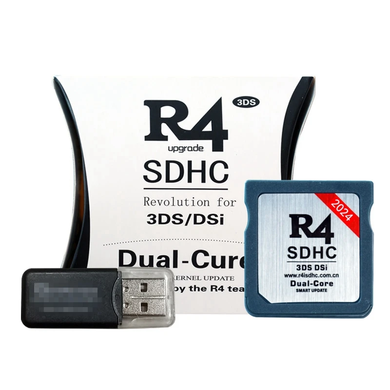 NEW 2024 R4 Card Adapter + 64G/32G/16G/8G TF Card