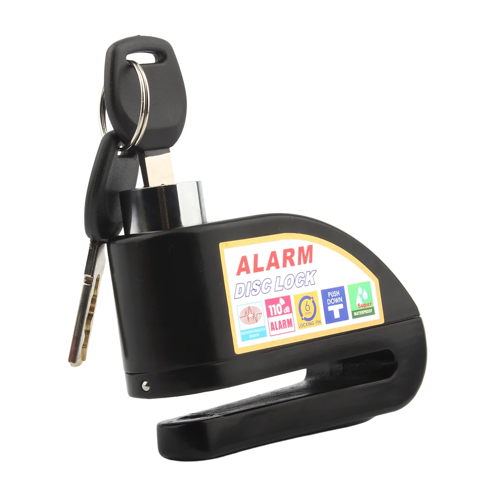 Motorcycle Disc Brake Lock Wheel Alarm for Motorcycle Scooter Bicycle