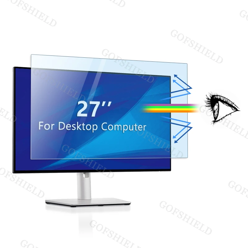 screen protection 19 inch or 27 inch Anti Peep Anti Glare Filter Blue Light Protection Film For Computer