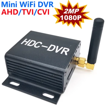 미니 와이파이 DVR 레코더, 2MP HD CCTV 자동차 P2P DVR 시스템, AHD TVI CVI 720P 1080P 카메라용, 모션 감지 알람 TF 카드 지원
