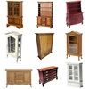 1PC Multi Style Miniature Closet TV Book Cake Bedside Table Cabinet Shelf Legs Cupboard Model Dollhouse Furniture Decor DIY Toys 1
