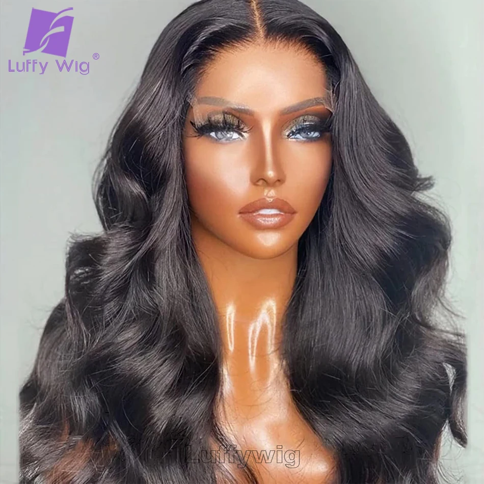 

Wavy 5x5 Pu Scalp Top Silk Base Lace Front Human Hair Wigs Remy Brazilian Lace Closure Wig Pre Plucked with Baby Hair Luffy