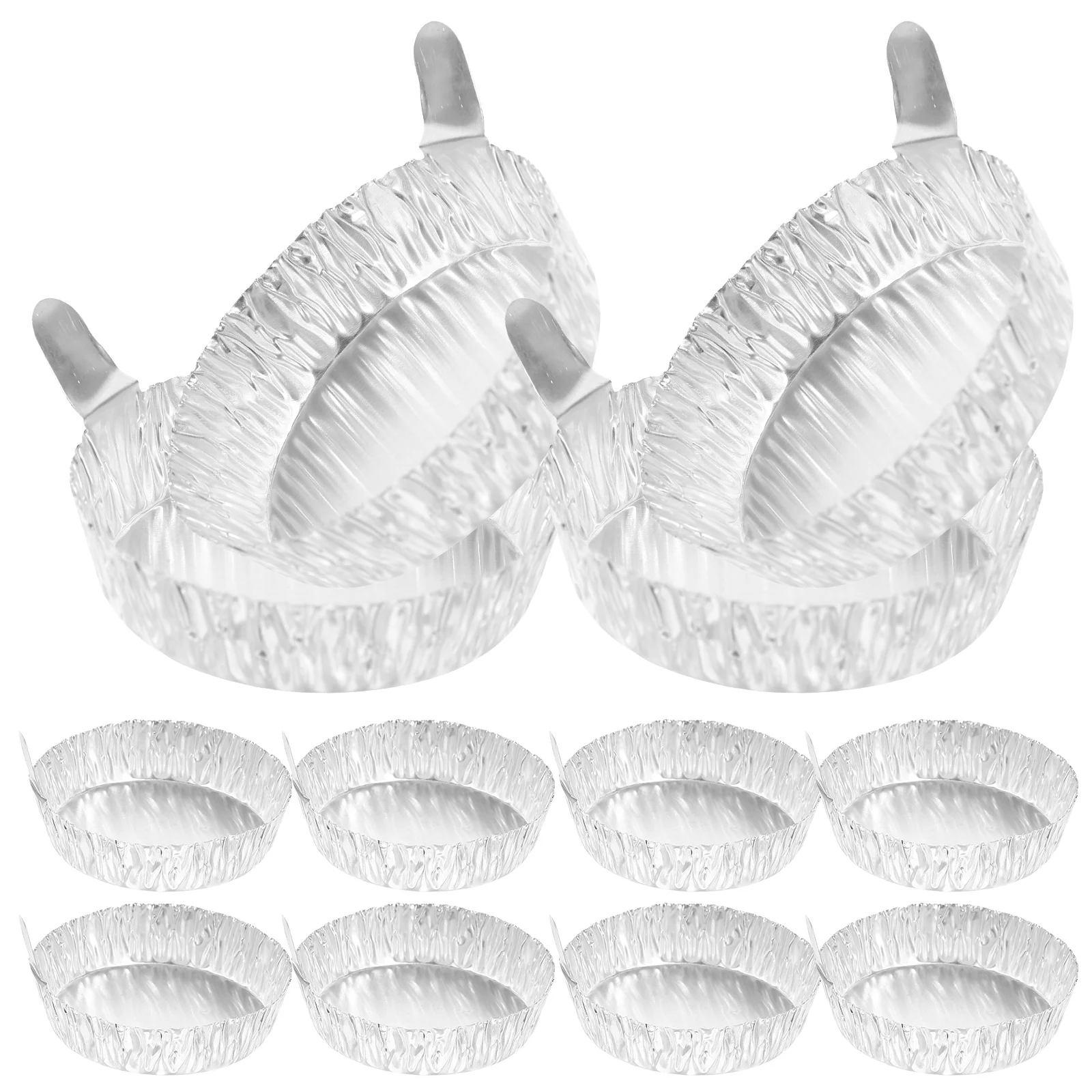 

100 шт., блюдца из алюминиевой фольги для измерения влажности