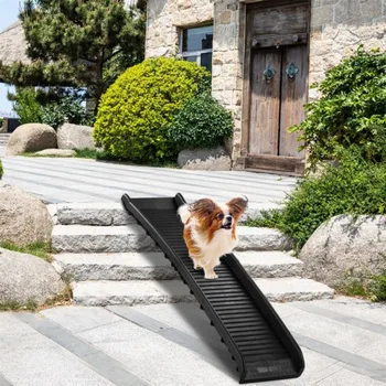63" Folding Pet Ramp, Portable Dog Ramp,Perfect for Travel, Safe, Lightweight & Easy to Maintain,Folding Dog Ramp 1