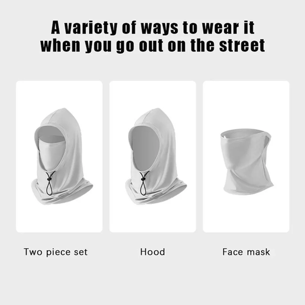 Cooling UV Protection Hood Breathable Full Head Mask Face Cover For Men Women Cycling Motorcycle Fishing