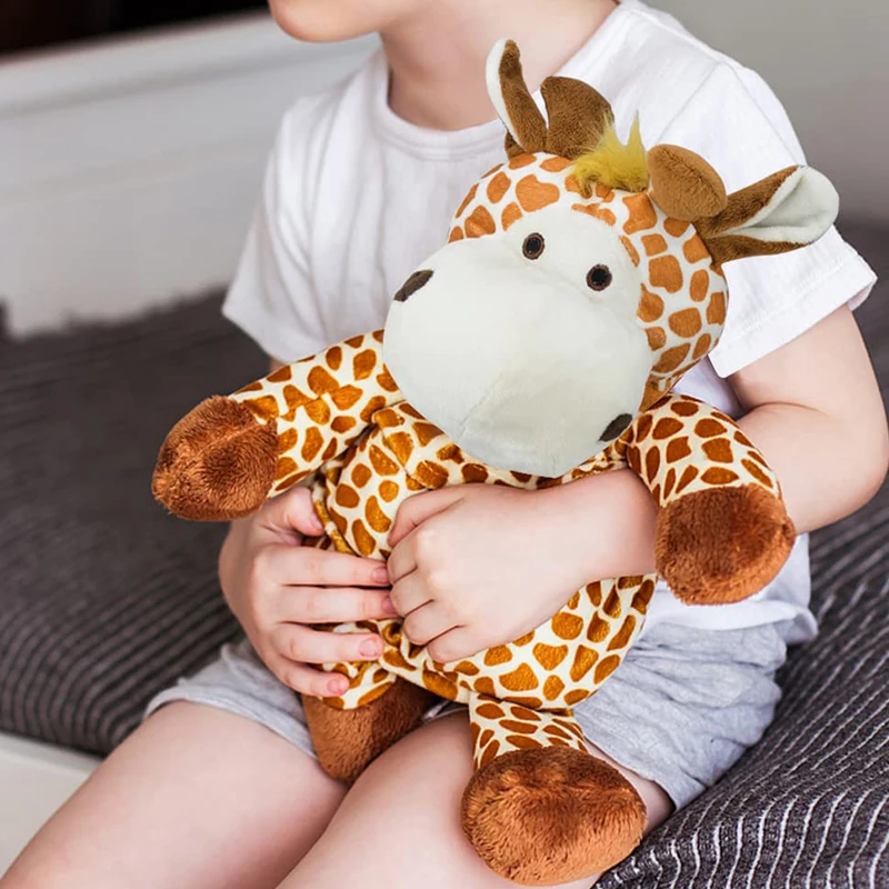 

Симпатичная резиновая сумка в форме животного для подогрева горячей воды, зимняя теплая плюшевая ткань, бутылка для горячей воды, детские плюшевые игрушки