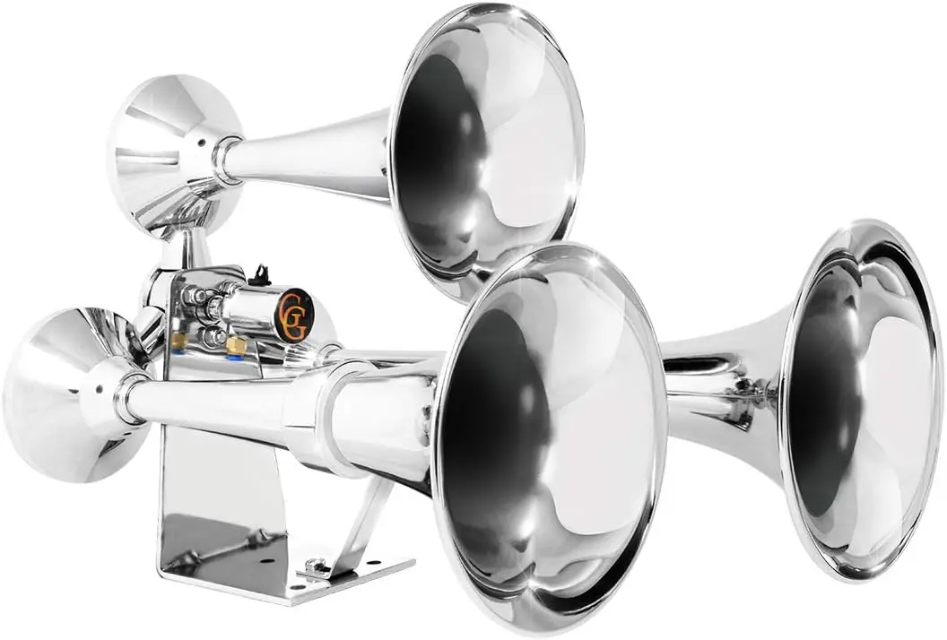 Train Horn with Triple Brass Trumpet for Superior Sound