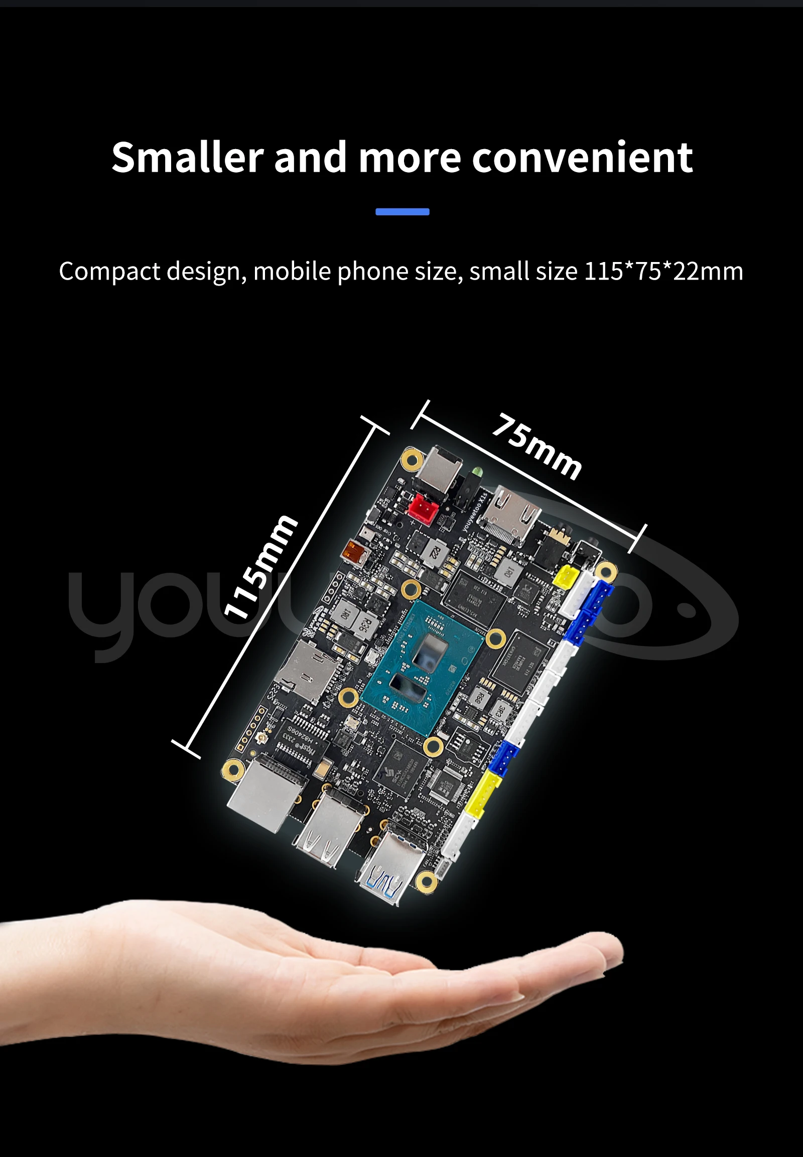 X1S SBC Windows 10/11 Development Board Intel 11th Gen Jasper Lake N5095 SOC X86