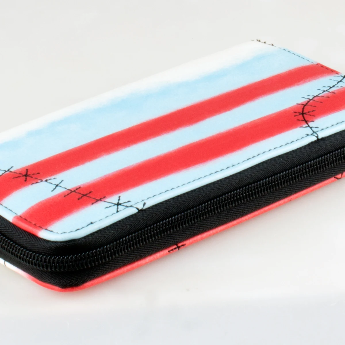 Christmas Gift Embroidery Zipper Wallet Printing Fashion Large Capacity Card Bag Zero Wallet