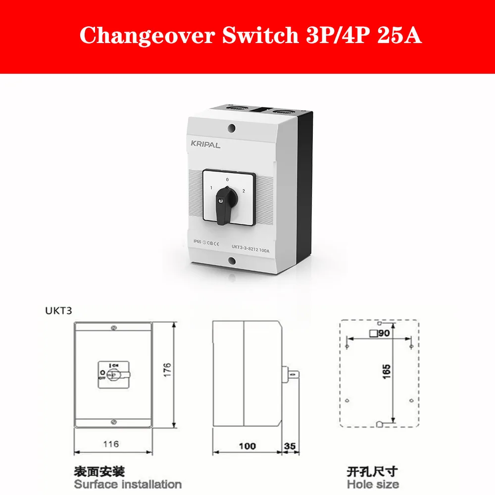 cam switch 25A