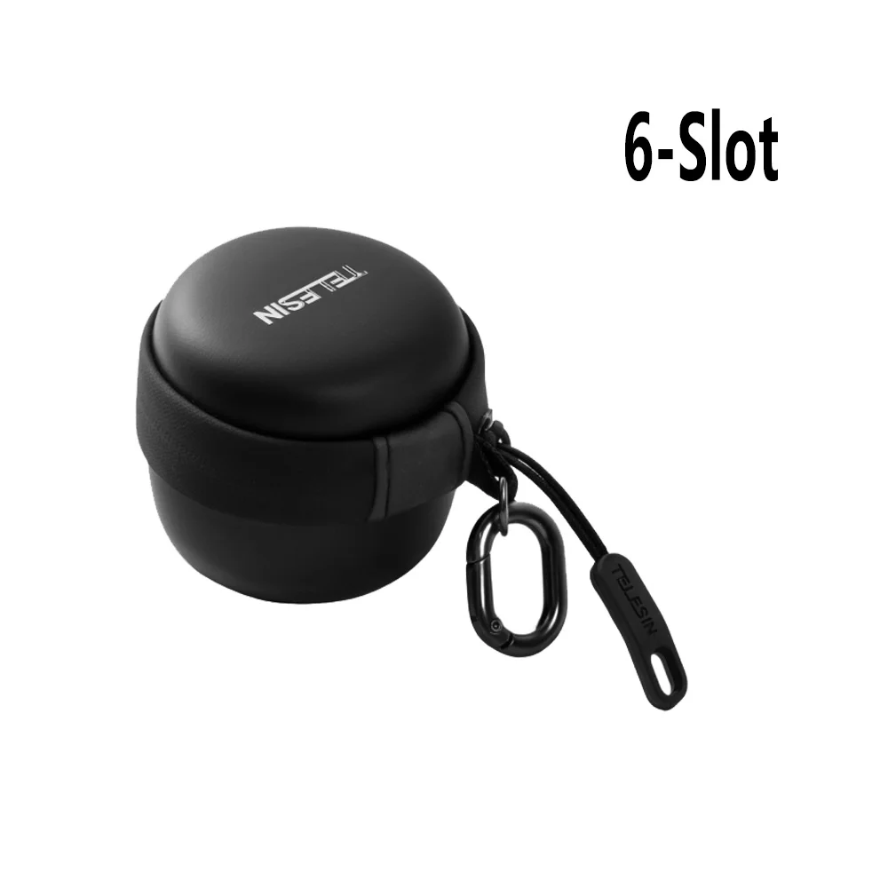 TELESIN Waterproof Hard Shell Storage Box for Action Camera Filters
