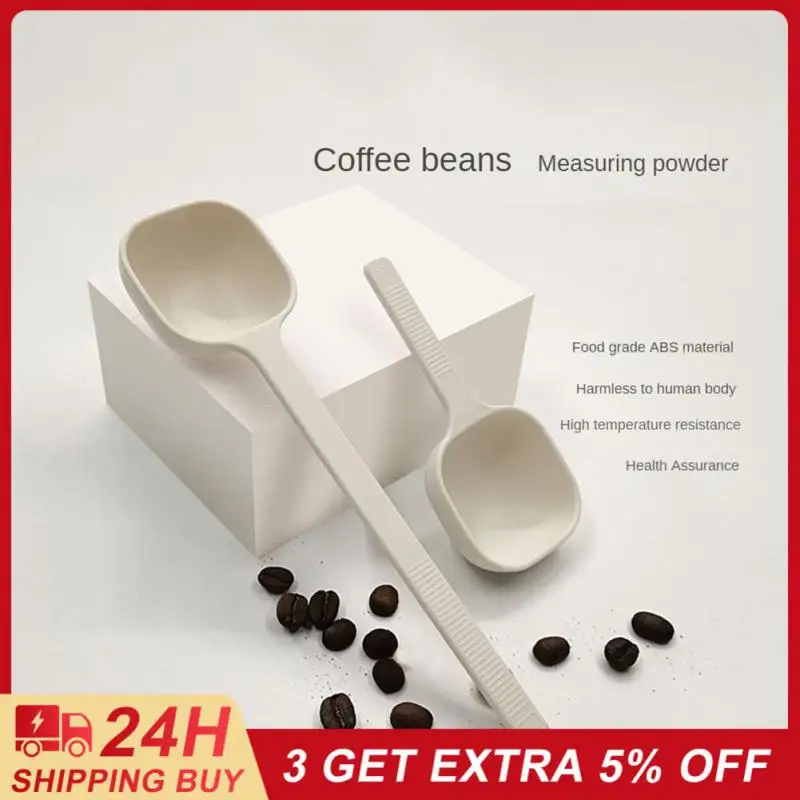 

Coffee Bean Scoop 9.5g Coffee Stirring Bar Short/long Handle Baking Tool Measuring Coffee Scoop Heat Resistance Antiskid