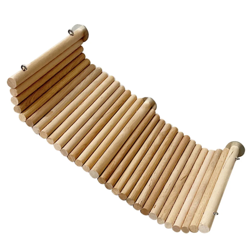 

Hamster for Hamsters Hamster Cage Pig Cage Molar Climbing Platform Wooden Jumping Board