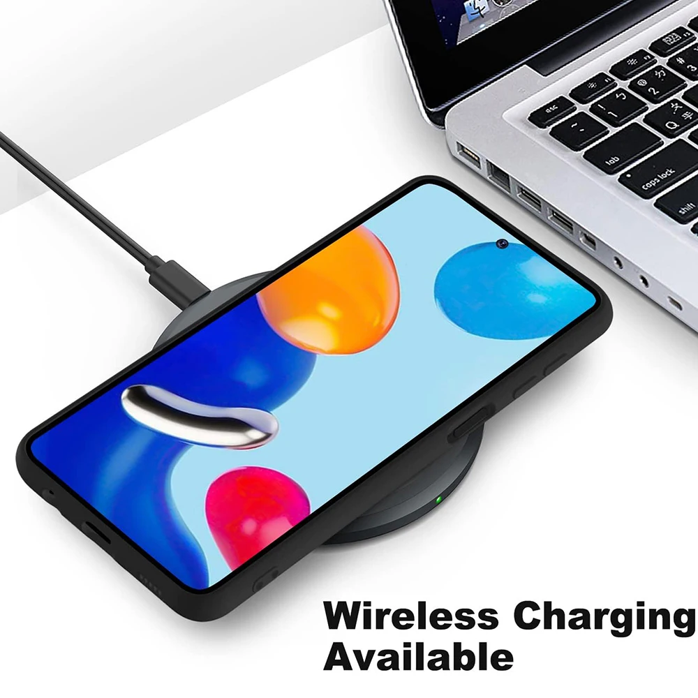 Sleek Black Silicone Lanyard Phone Case with Back Cover