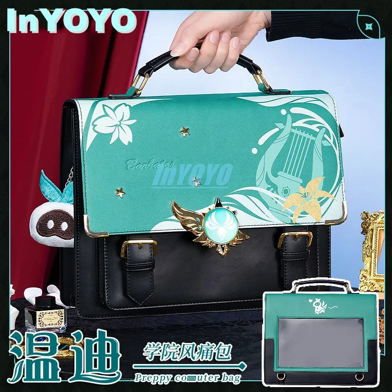 

Рюкзак InYOYO Venti в стиле преппи для косплея Genshin аниме