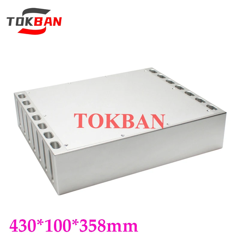 

Tokban Audio CJ149 430*100*358mm All Aluminum Class A Amplifier Chassis Enclosure DIy HIFI Tube Amplifier Case Shell