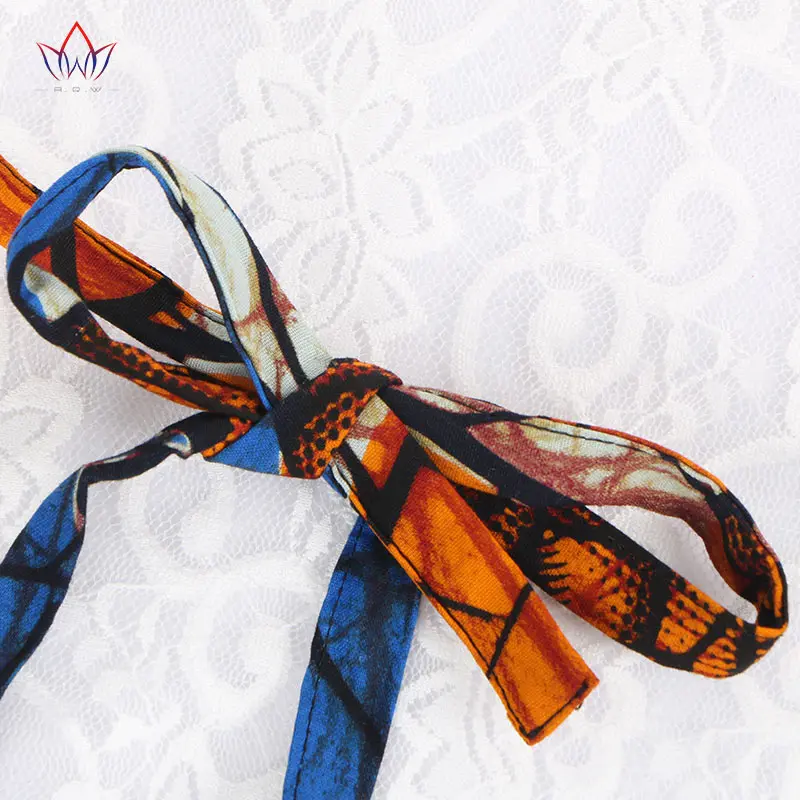 Hot Sale jewelry Ankara Fabric Necklace Hypoallergenic Bib Jewelry Exotic Colors African Fringed Necklaces For Women WYA087