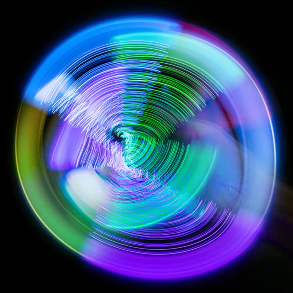 Acrylic luminous rotating pen Gaming Spinning Finger Pens for Kids Teens Student Games Office School Supplies