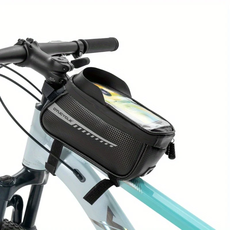Tough and Durable Bike Handlebar Bag with Phone Touch Screen Saddle Bag for Mountain Bike Bag