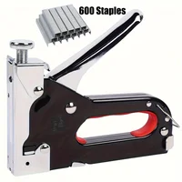 4 in 1 Upholstery Staple Gun, Remover, Gloves, Adjustment Stapler Gun for Wood, Upholstery, Carpentry, Decoration DIY Staple Gun 1